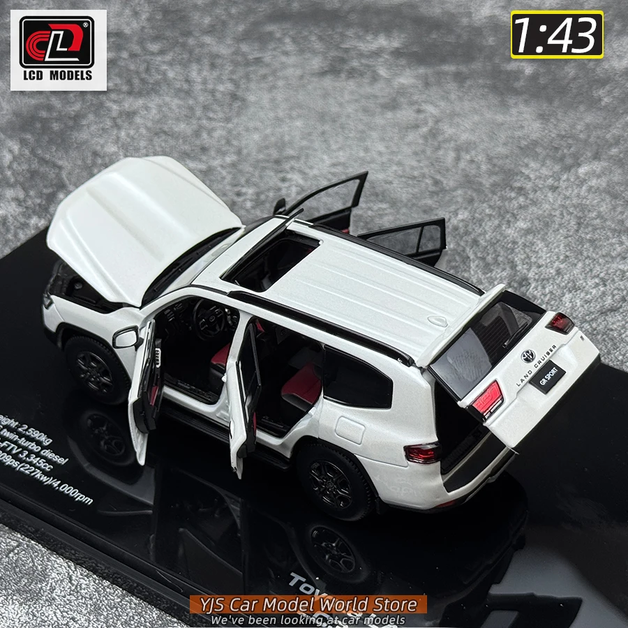 LCD CLD Diecast نموذج 1/43 LC300 SUV GR-نموذج سيارة رياضية نموذج سيارة معدنية عرض ثابت مجموعة هدايا العيد #5
