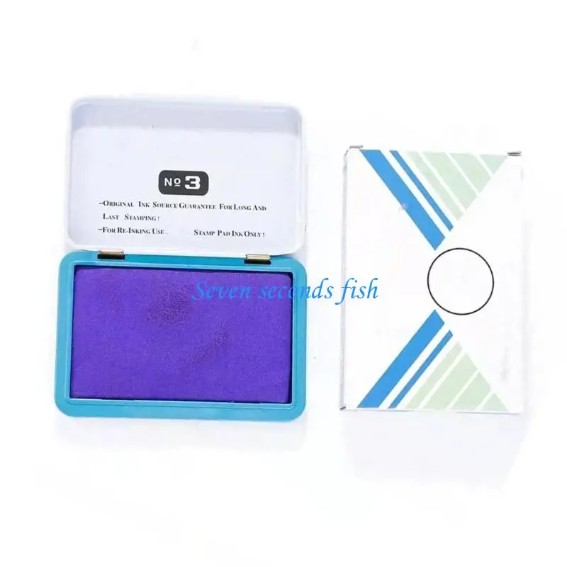L74B Business Stamp PAD RAPIDE Séchage tampon PAD ENK PADPRIMENT PAD ENK POUR POUR LES CONTRATS FINANCIERS CHECKS 90X56MM