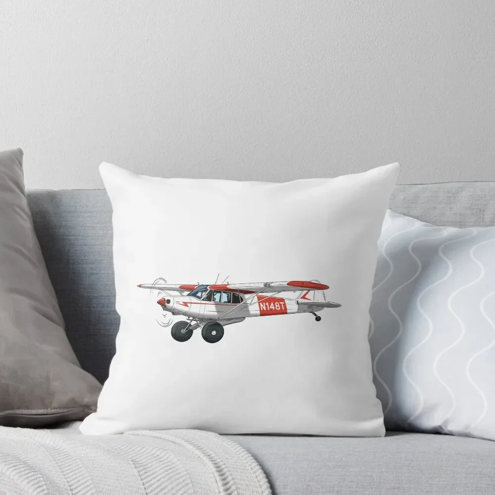 Piper Super Cub N148T Patches Throw Pillow Decorative Cushion anime girl pillow