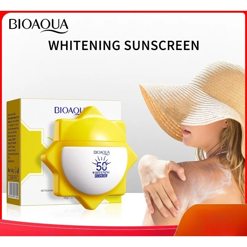 لوشن مبيض واقي من الشمس للحماية من الأشعة فوق البنفسجية ومرطب وخفيف الوزن #1