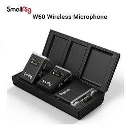 SmallRig Forevala W60 Wireless Mic Microphone System Lapel Lavalier Noise reduction Transmitter Receiver Kit VS LARK 150 rode