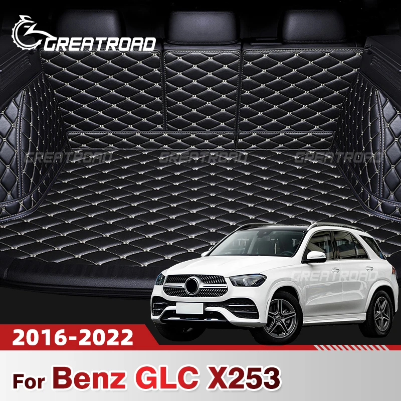 

For Mercedes Benz GLC Class X253 2016-2022 2021 2020 2019 18 17 Auto Full Coverage Trunk Mat Car Cover Pad Interior Accessories