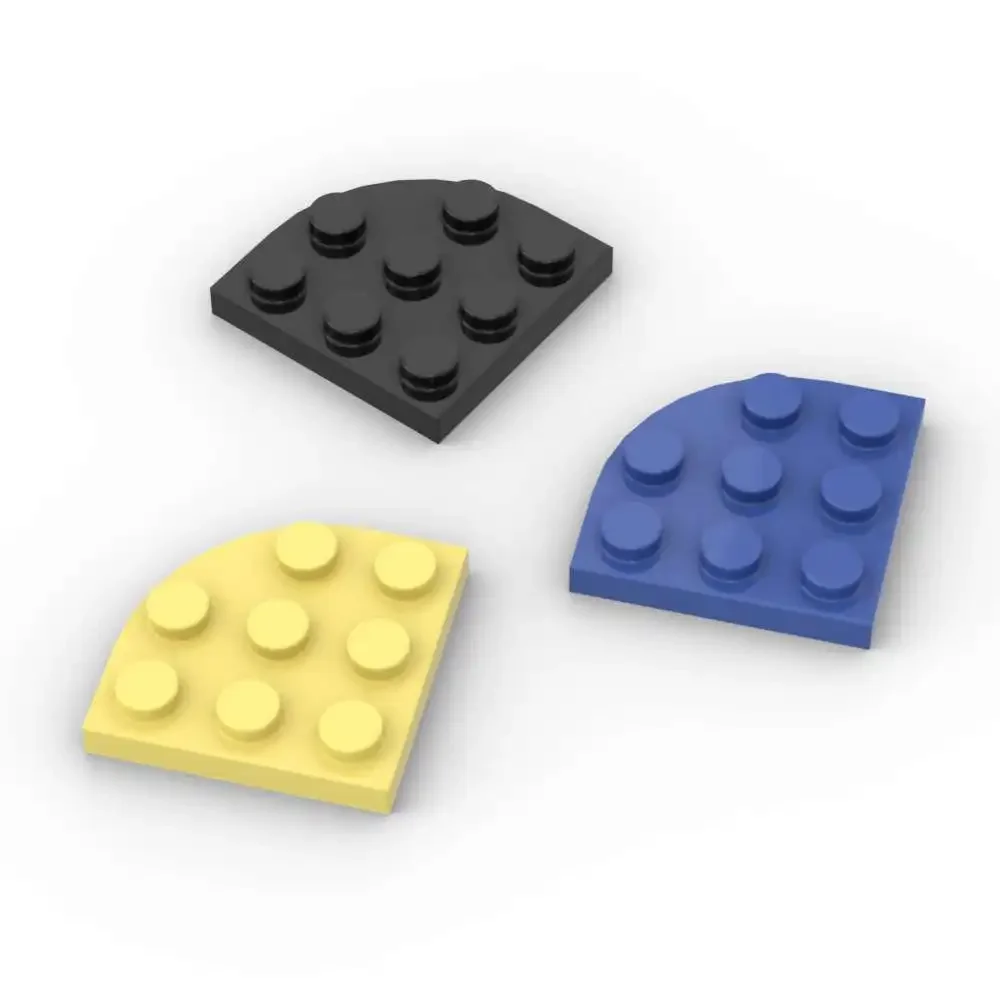MOC 10PCS Part Bricks 30357 Round Corner 3x3 Building Blocks Kit High-Tech Plate Particle Puzzle DIY Toys Children Birthday Gift