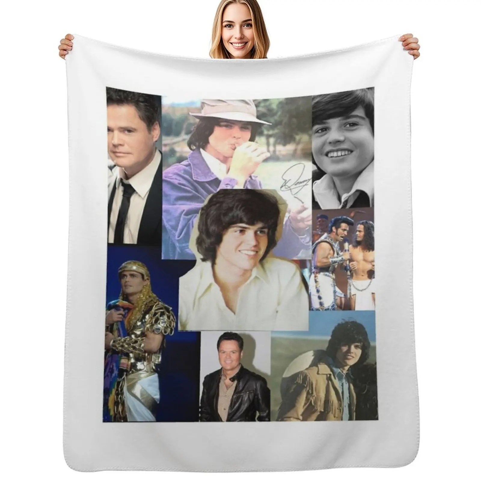 Donny Osmond Throw Blanket Cozy Sofa Blanket for TV Watching Napping