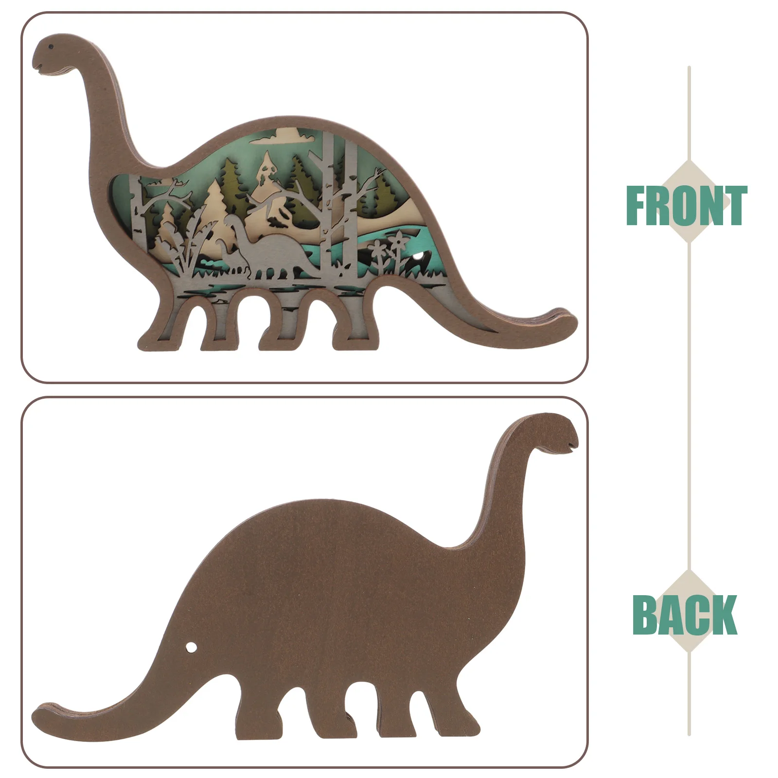 

Creative Shaped Wooden Ornament Dinosaur Carving Handicraft Desktop Home Decor Bookshelf Adornment Gift Choice Wood Artware