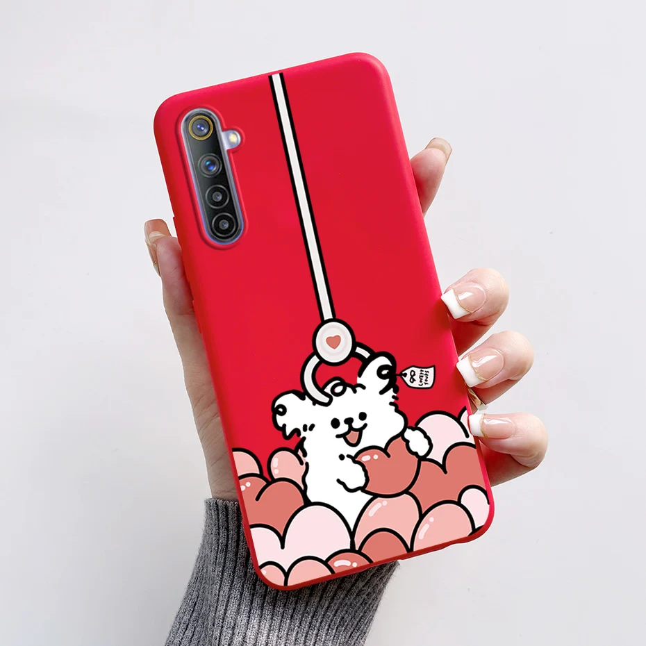 hockproof Cover Coque For  Realme 6 Fashion item Funny Cute Cartoon Shell For Realme 6 Pro Mobilie Phone Case Soft Silicone Case