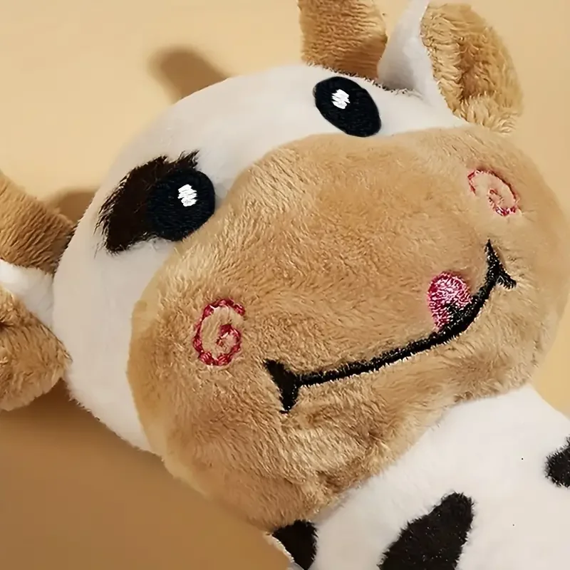 Cuddly Pet Cow Plush Toy - The Perfect Anxiety Relief and Calming Aidfor Cats and Dogs