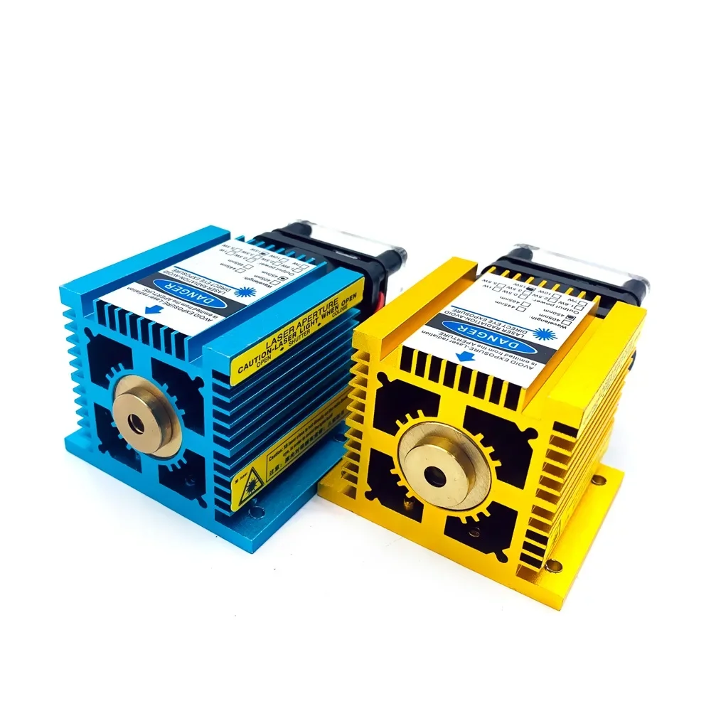 Modulo di messa a fuoco fissa 15W 450nm e testa bule fai da te da 15000mw