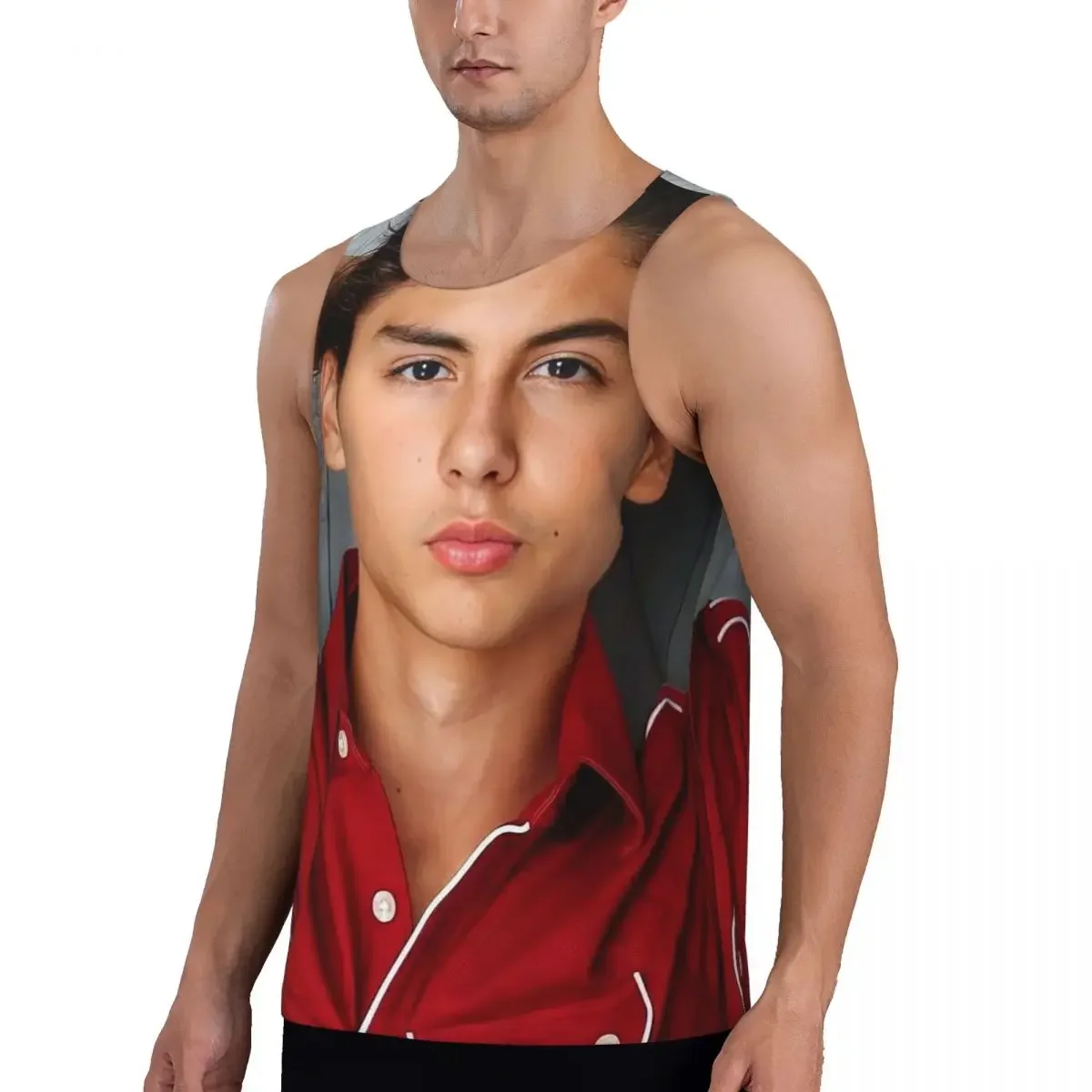 Quick Dry Miguel Cazarez Mora Actor Gym Tank Muscle Sleeveless Shirt Bodybuilding Breathable Vest