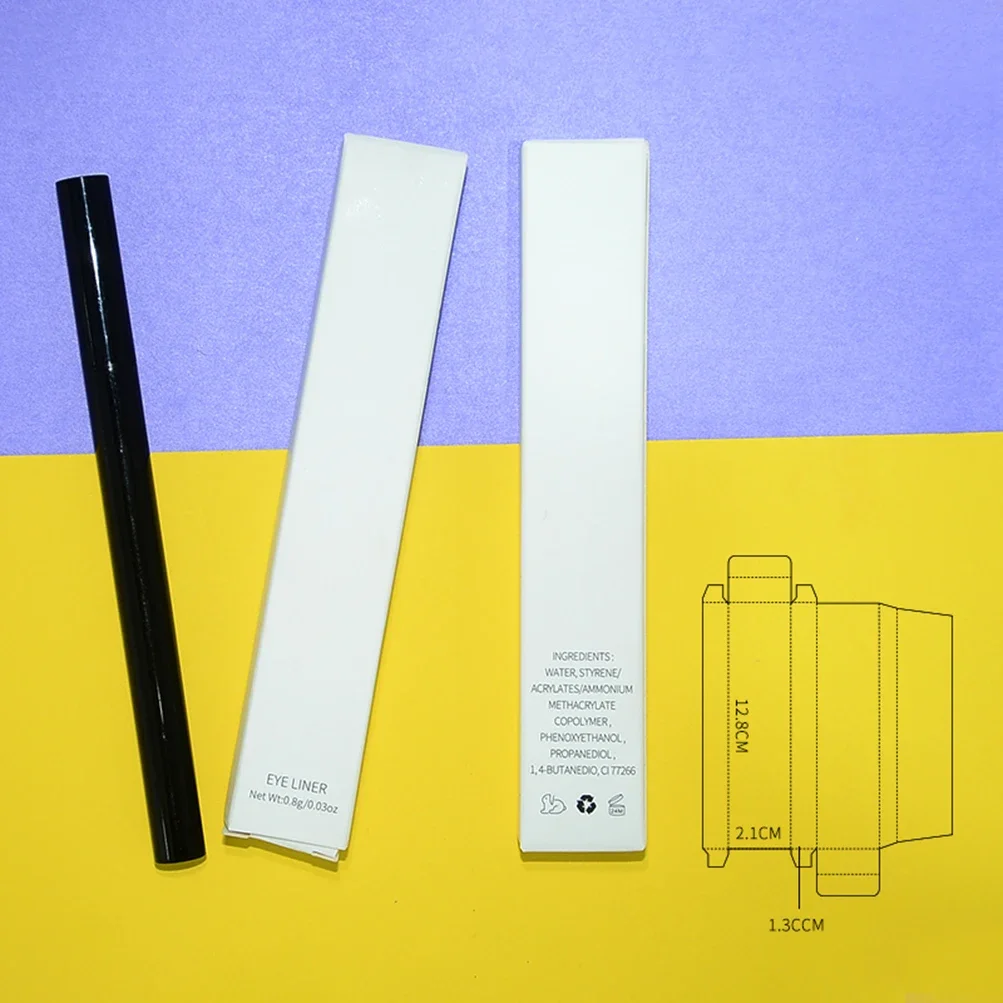 プライベートラベル液体アイライナーカスタムロゴカラフルなペンスポット磁気耐久性のある防水防汗非汚れ速乾性メイクアップ