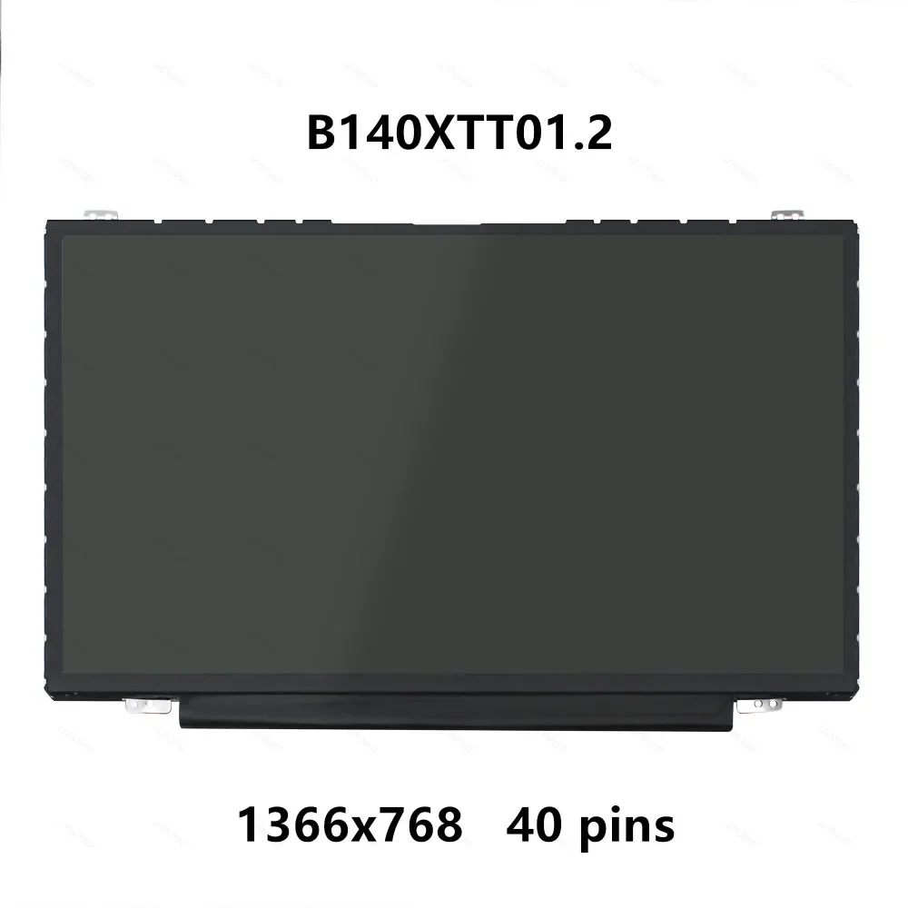 

14'' LCD Screen Display Panel Matrix with Touch Digitizer B140XTT01.2 For Dell Inspiron 3000 3442 7P07H52 H/W:5A F/W:1 1366X768