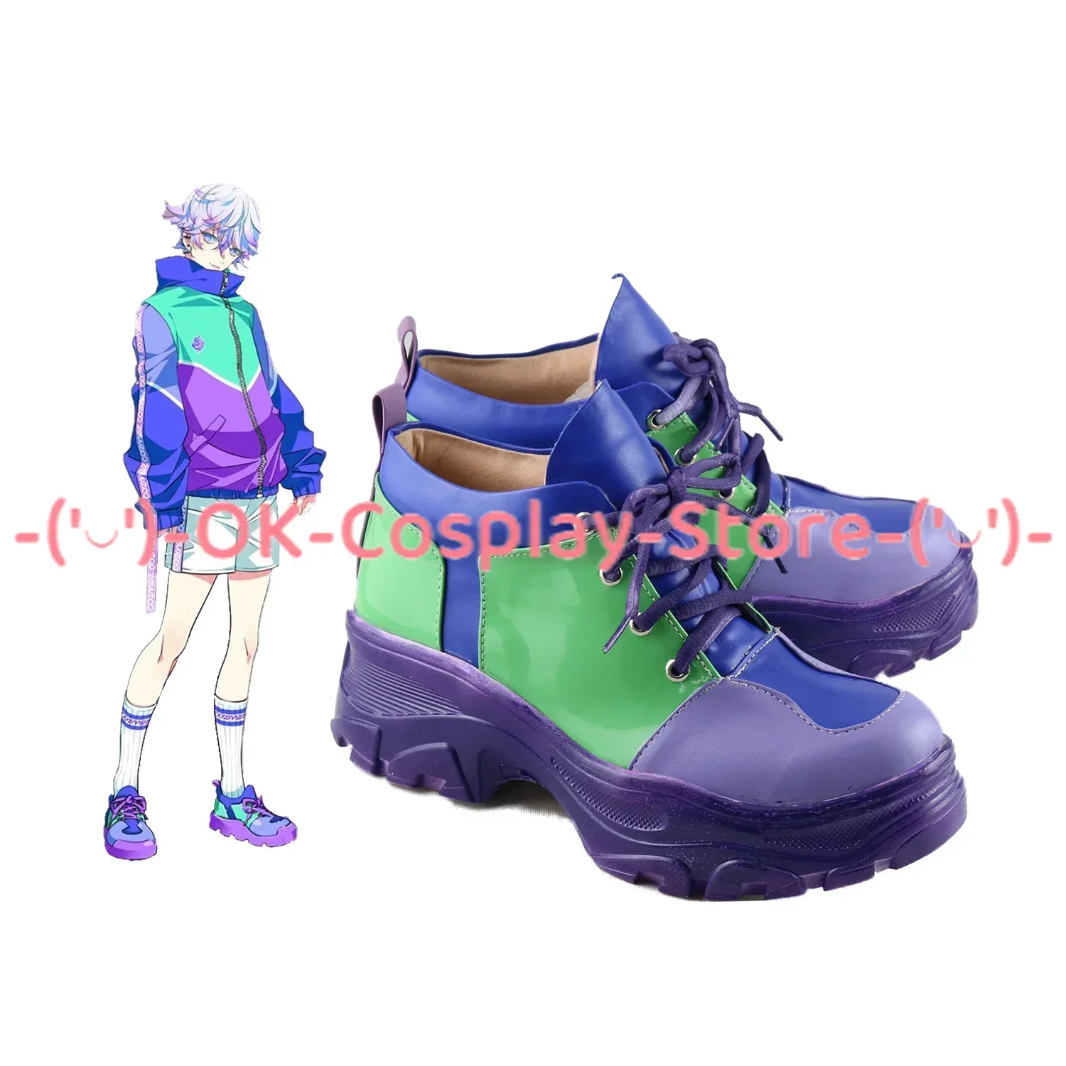 [Custom Made] Yatonokami Nayuta Cosplay Shoes  Game Paradox Live Boots Halloween Carnival  Cosplay Prop