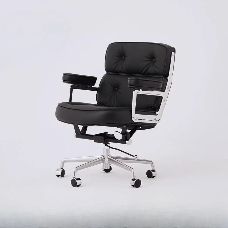 

Leather black human body, engineering computer chair