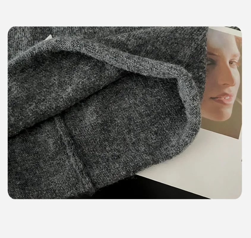 Koreanische Persönlichkeits-Beanie mit Nieten-Design für Herbst und Winter, warme und vielseitige Mütze für Männer und Frauen – Detail 8