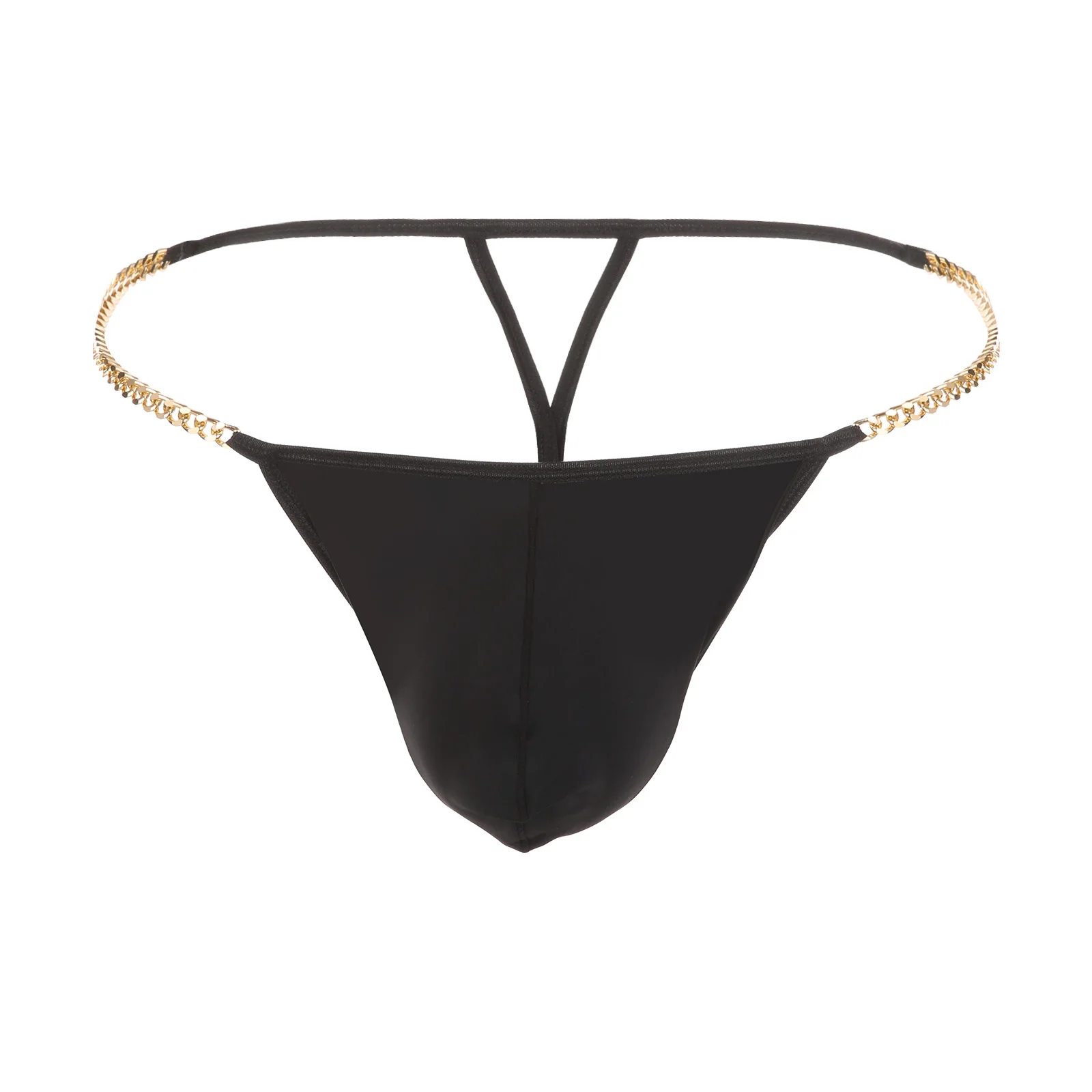 

Мужские сексуальные металлические тонкие цепочки стринги ледяные шелковые ягодицы мини микротрусики t спина низкая посадка ультратонкое экзотическое нижнее белье одежда для взрослых