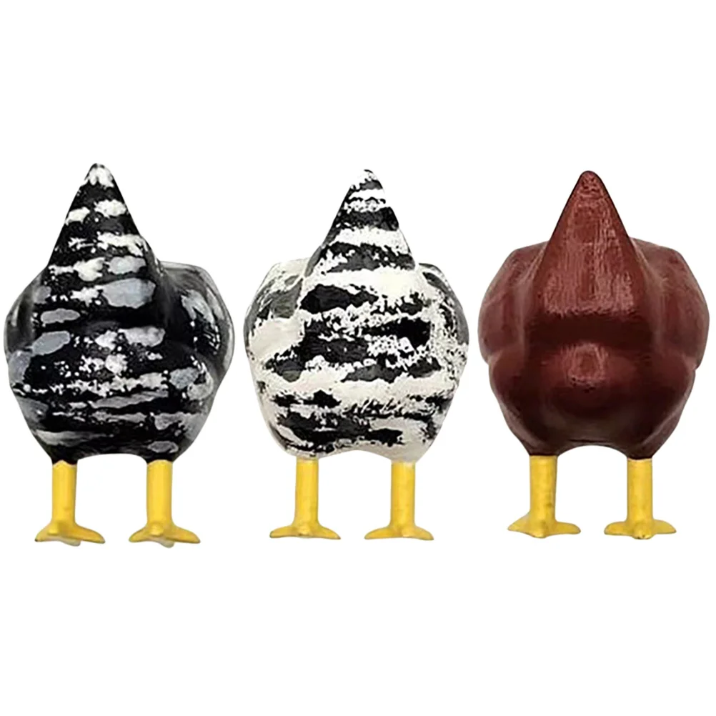 

3Pcs Cartoon Fridge Magnets Chicken Butt Shape Multi-Function Magnetic Refrigerator Decor Whiteboard Office Supply