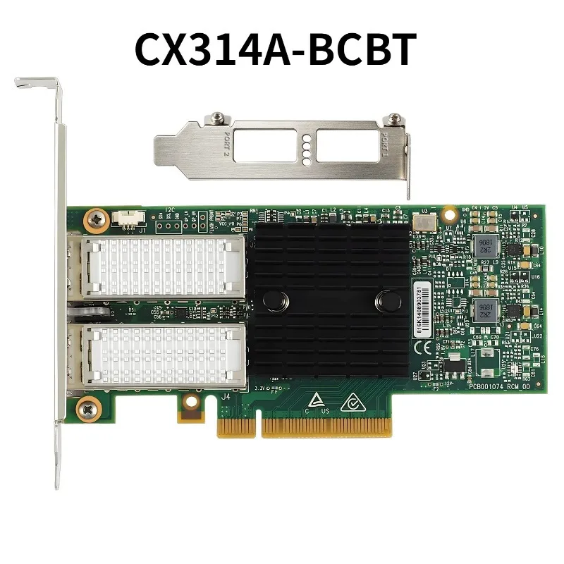 

CX314A-BCBT IB card Ethernet 40GB dual port fiber optic network interface card CX3 Pro PCIe 3.0 x8 interface