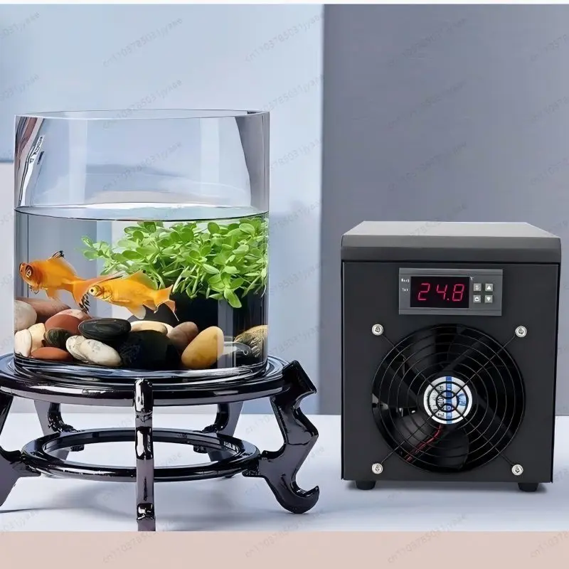 180W 60L Aquarium Water Chiller Heater System 10-40℃ Constant Temperature Sustainable Refrigeration Fish Tank Cooler