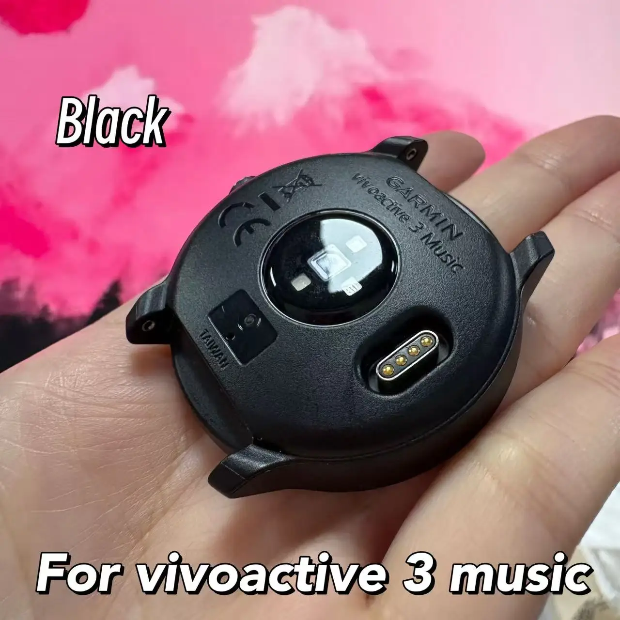 

Задняя крышка для Garmin Vivoactive 3 Music, задний корпус, чехол для портативного устройства без батареи, черная крышка для ремонта GPS