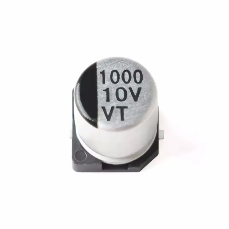 

100PCS High quality SMD aluminum electrolytic capacitor 10V 1000UF volume 8*10.5MM SMD SMD electrolytic