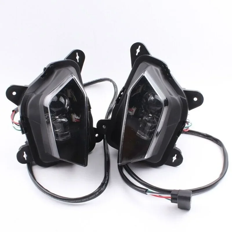 2PCS Motorcycle Front Lighting Headlight Head Lamp Headlamp Assembly Housing Kit For Kawasaki Ninja ZX-10R ZX10R 2021 2022 2023