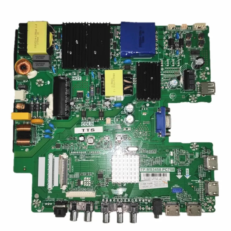 Free shipping ! TP.MS3458.PC758  Three in one 4K TV motherboard  for  t500qyr06.1 550ma  auo  108w   or 75w 120-130v  350ma