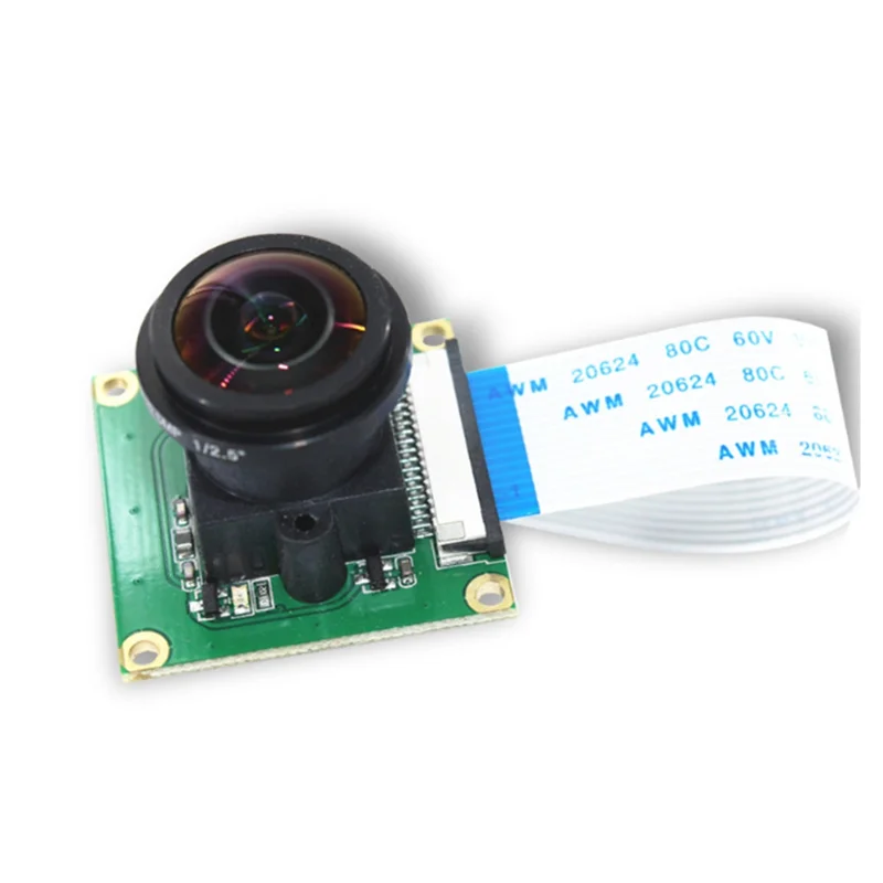 GO-5MP ov5647 para módulo de câmera raspberry pi com lente grande angular 175 graus peças de reposição acessórios 1 peça