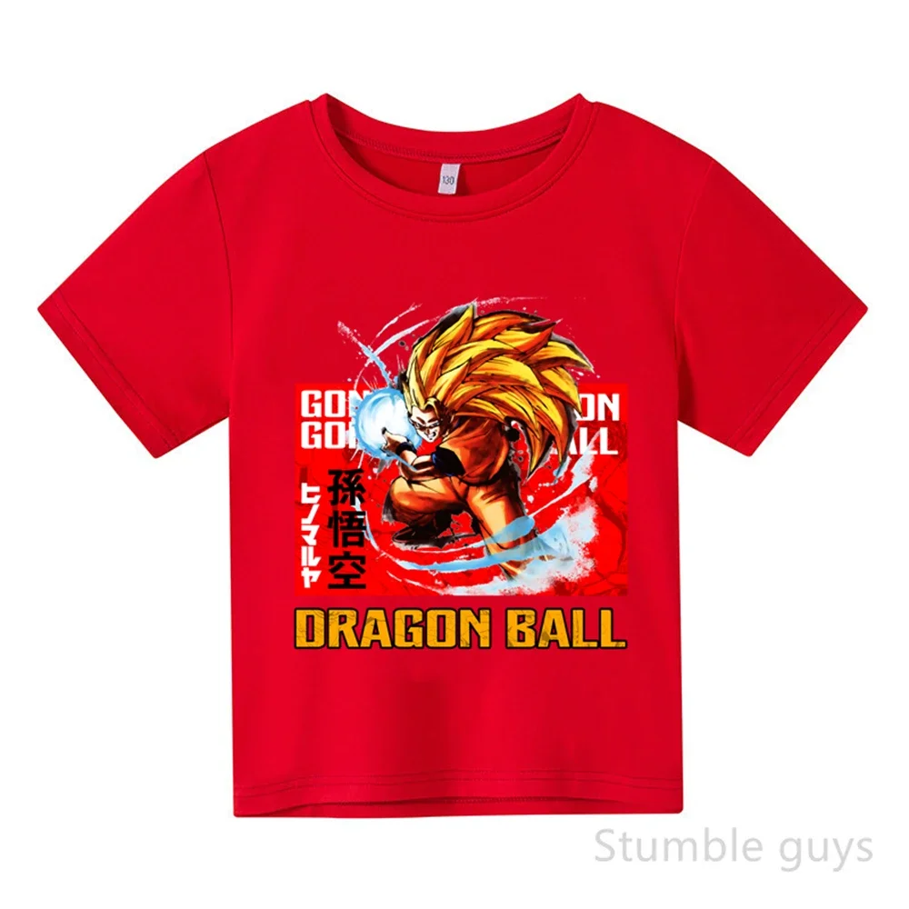 

Summer Children Kakarot Super Saiyan T-shirt Dragon Ball Vegeta Goku Tshirt Kids Fashion Casual Tops