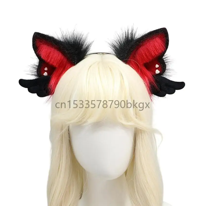 

Маскарадная вечеринка нарядить Hairhoop Artificial Cats ухо с ухой аниме Hairhoop J78E