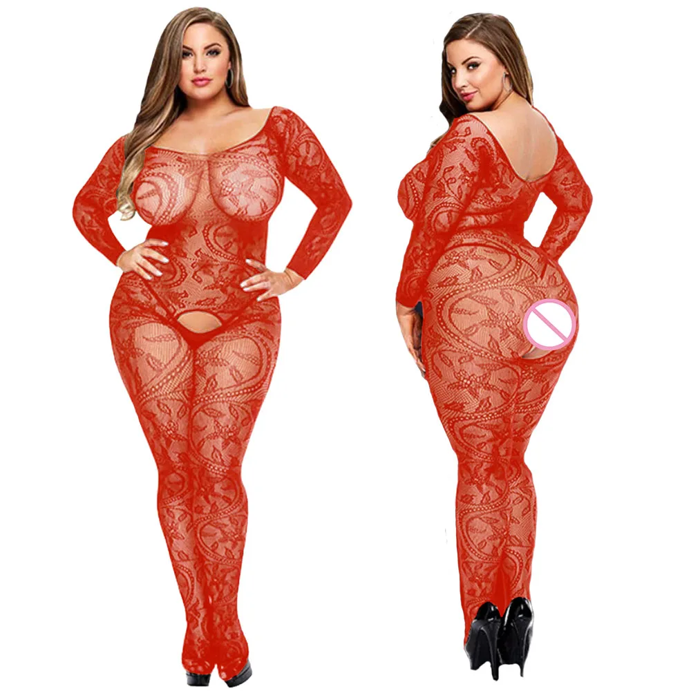 pornographic underwear Bodysuits Catsuit Womens Transparent Open Crotch Sex Clothes See Through Body Stockings Mesh Mesh Hot Ero