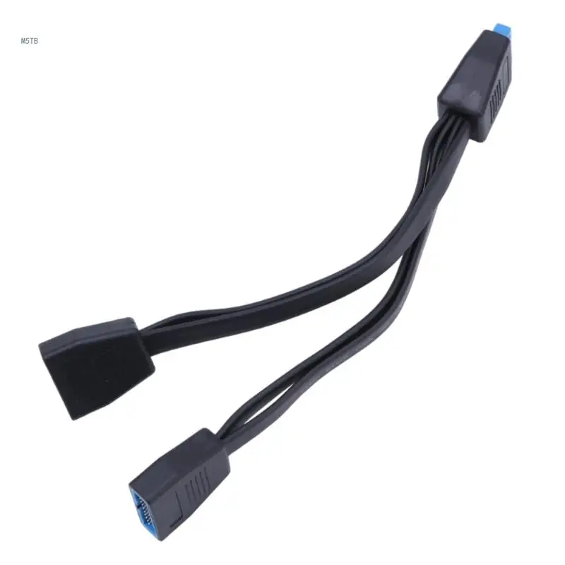 USB 19Pin/20Pin Header Splitter USB to 19pin DualPort Header Adapter Sockets Splitter Dropship