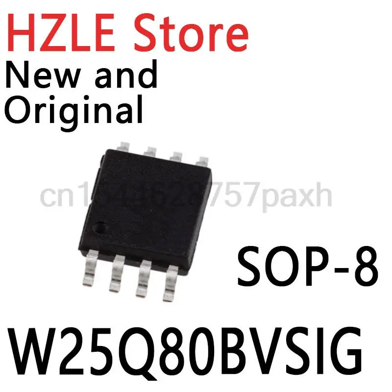 10-20piece New and Origianl 25Q80BVSIG 25Q80 sop-8 RONNY IC W25Q80BVSIG