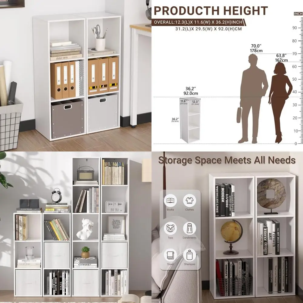 3-Tier White Cube B…