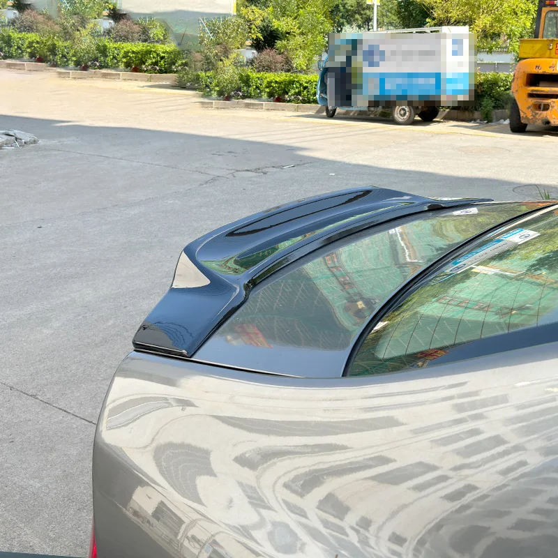 For 2006-2011 Honda Civic 8th Rear Trunk Lid Lip Spoiler Tail Wings R Style ABS Material Car Styling Tuning Body Kit Accessories view 5