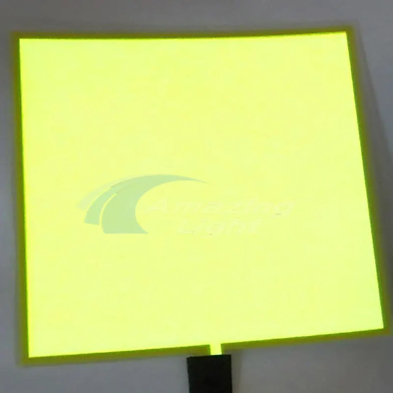 EL Panel Backlight Led Glowing 10*10cm Panel Backlight LED Electroluminescent El Backlight With DC12V Inverter