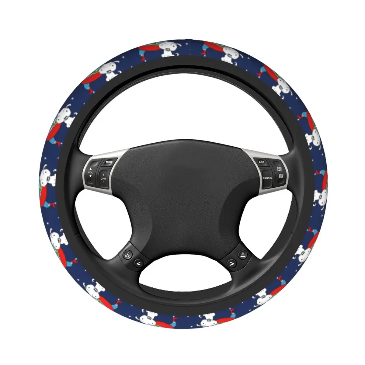 37-38cm Auto Car Steering Wheel Cover Crayons Shin-chans Anti Slip Universal 15 inch Steering Wheel Protector for SUV view 2