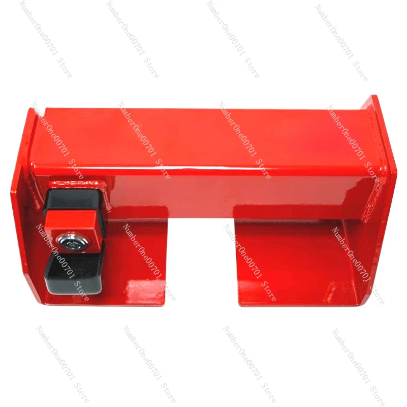 Equipment Steel Heavy Cargo Door Lock Combination Lock, Red