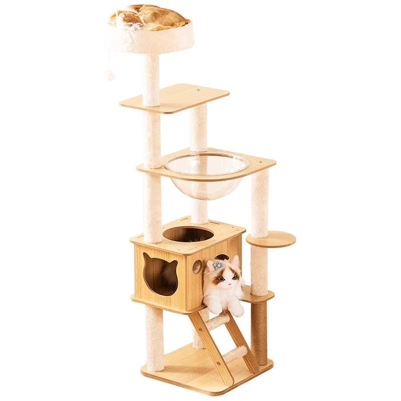 

The litter is integrated with the cat climbing frame, and the big is dedicated to covering a small area of Tongtian