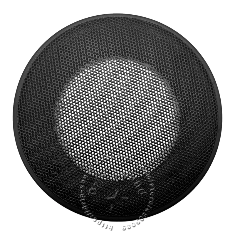 ل 3.5 بوصة شبكة سماعات غطاء هيج-الصف 3.5 "سيارة المنزل الصوت الزخرفية دائرة شبكة معدنية مصبغة شبكة حماية # الفضة/أسود