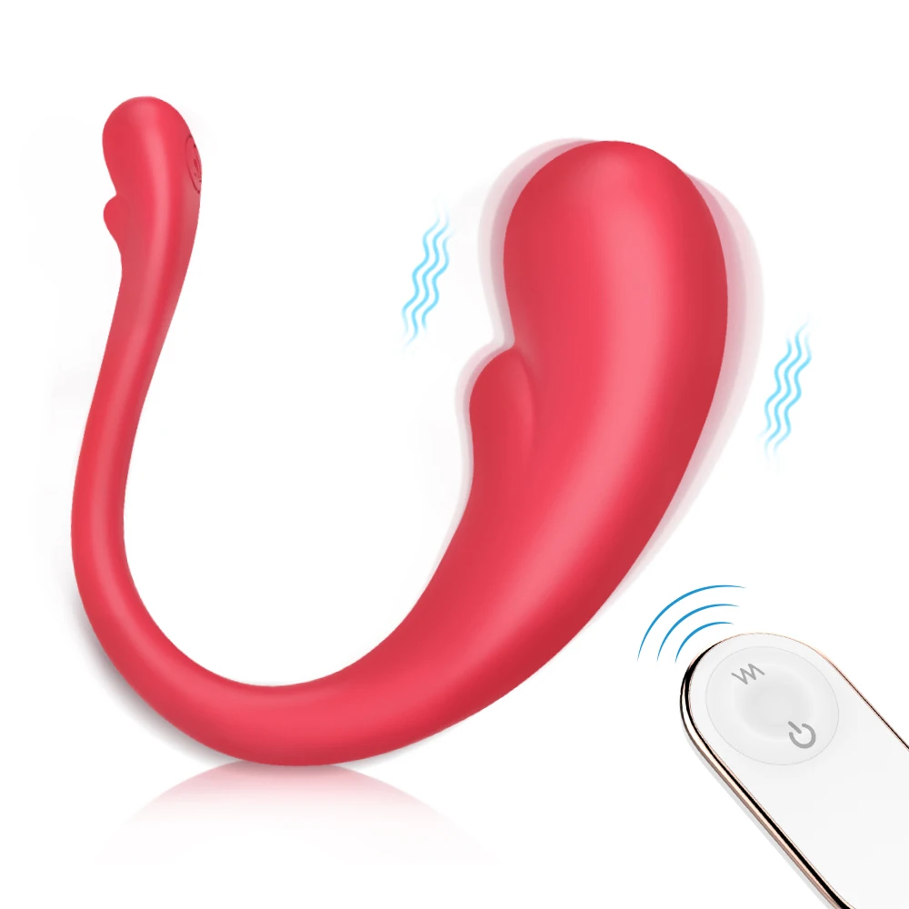 Redshark Remote Control Silicone Panty-Vibrator with Strong Vibration Small Wearable Couple Motor Female Masturbation Toy