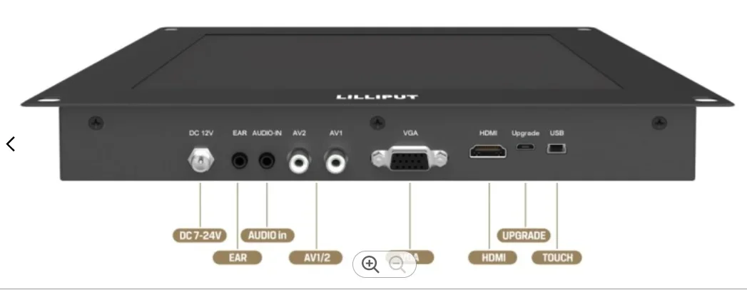 TK1010-NP/C/T 10インチ オープンフレーム産業用タッチスクリーン監視システム（広告、医療機器工場向け）
