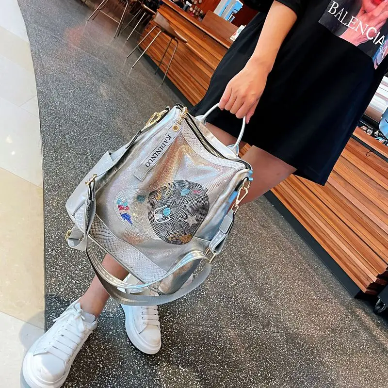 Luxury Designer Women Travel Backpack High Quality Real Leather Shopping Backpack Pretty Style Girls Lovely Daypack Back Pack