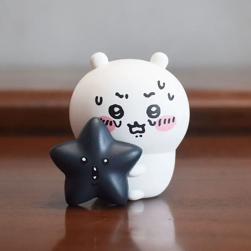 Glowing Star Night Light Kawaii Hachiware Usagi Kurimanju Figure LED Lamp Cute Desk Decoration Gift Boys Girls Home