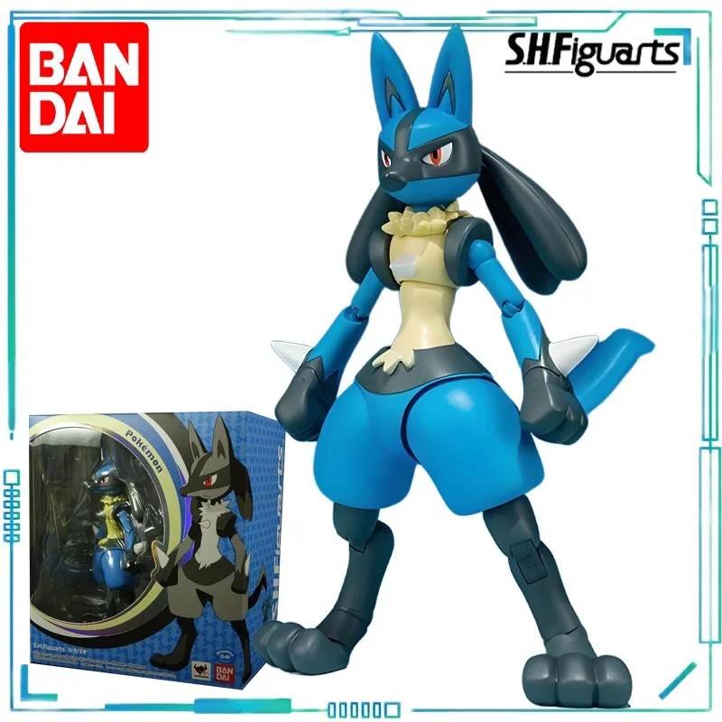 

BANDAI Genuine S. H. Figuarts Series Pok É Mon Series Lucario Collectibles of Movable Finished Product Models