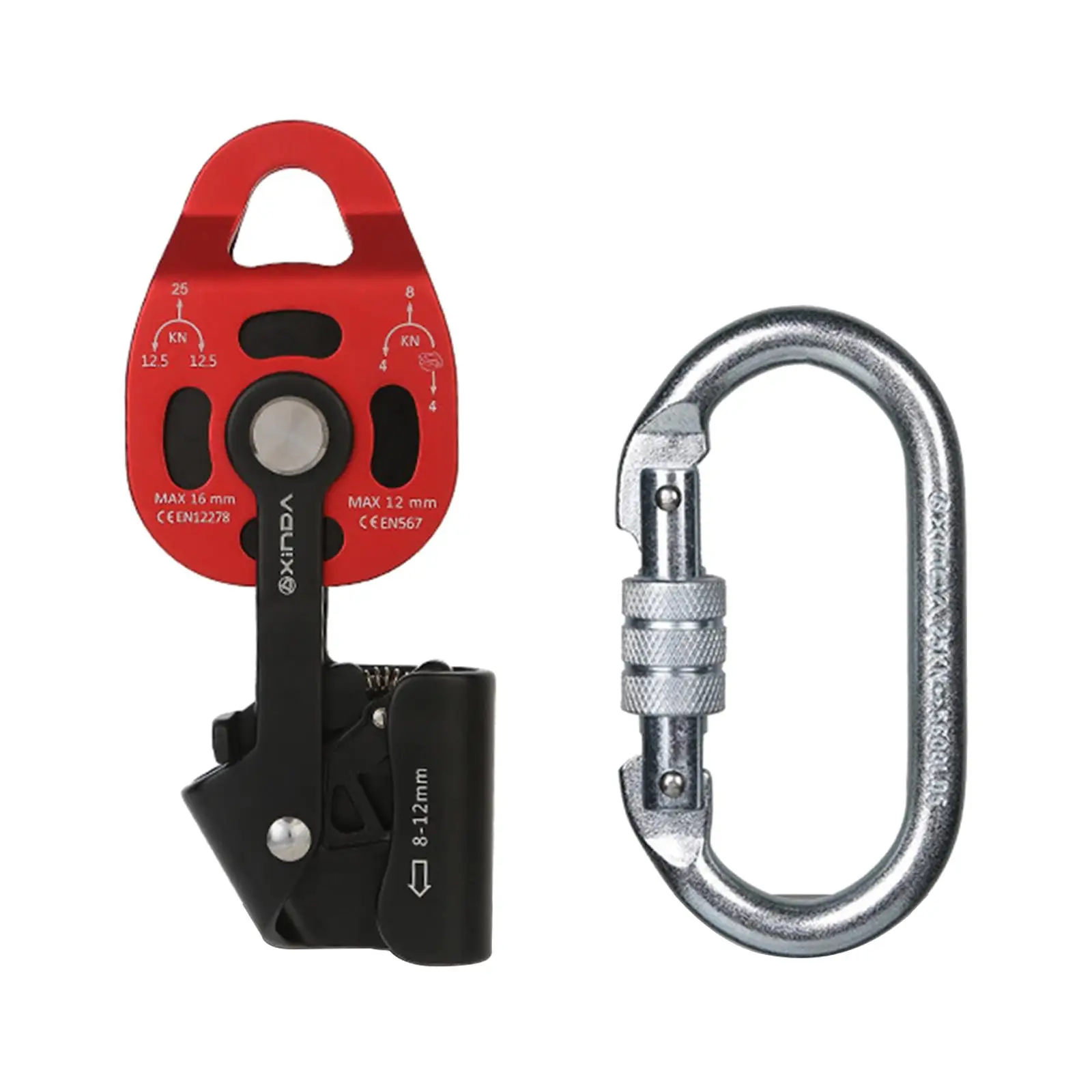 

Zipline Подъемный Прусик Шкив Веревка Дерево Арборист Скалолазание Красный Черный