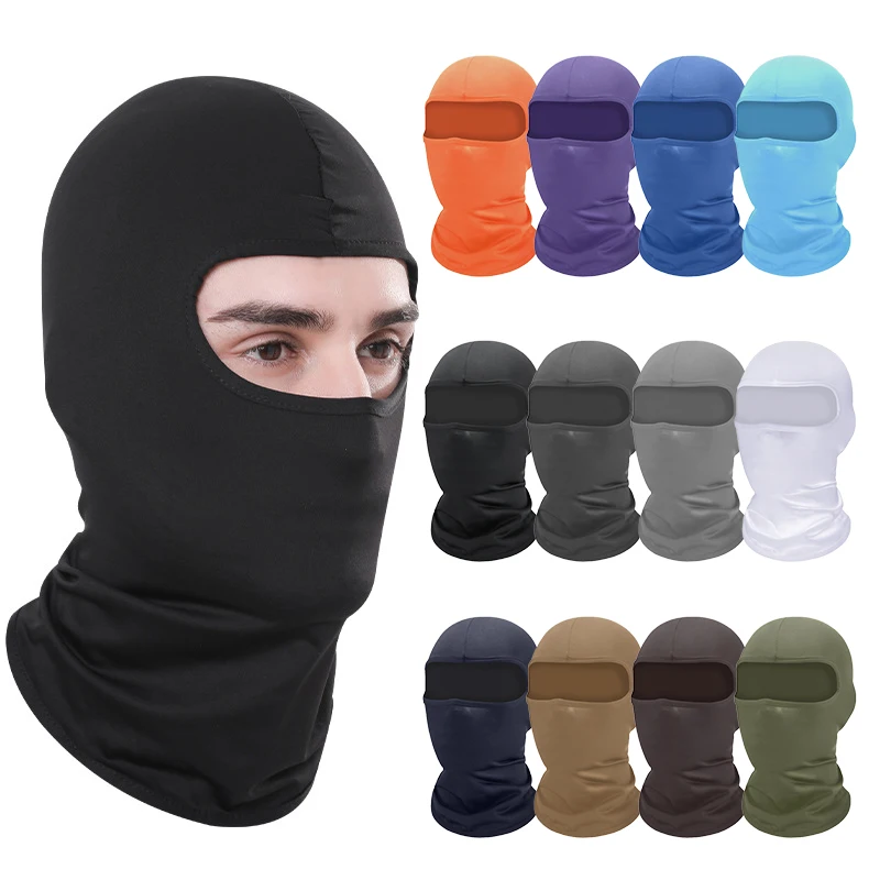 

Summer Breathable Cycling Cap Anti-UV Balaclava Men Full Face Mask Bicycle Motorcycle Running Cooling Sport Gear