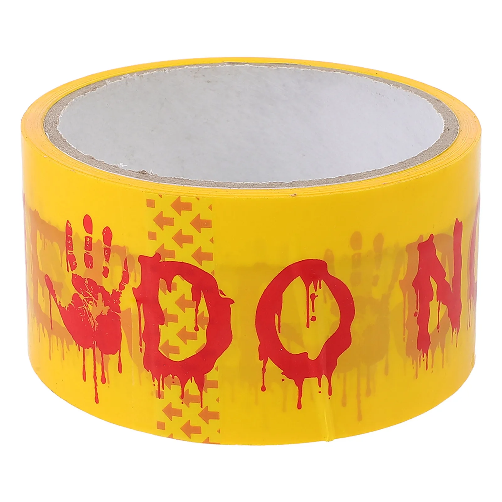 

1 Roll Halloween Caution Tape High Visibility Warning Strip For Diy Decorations Indoor Outdoor Use Safety Barrier Tape For