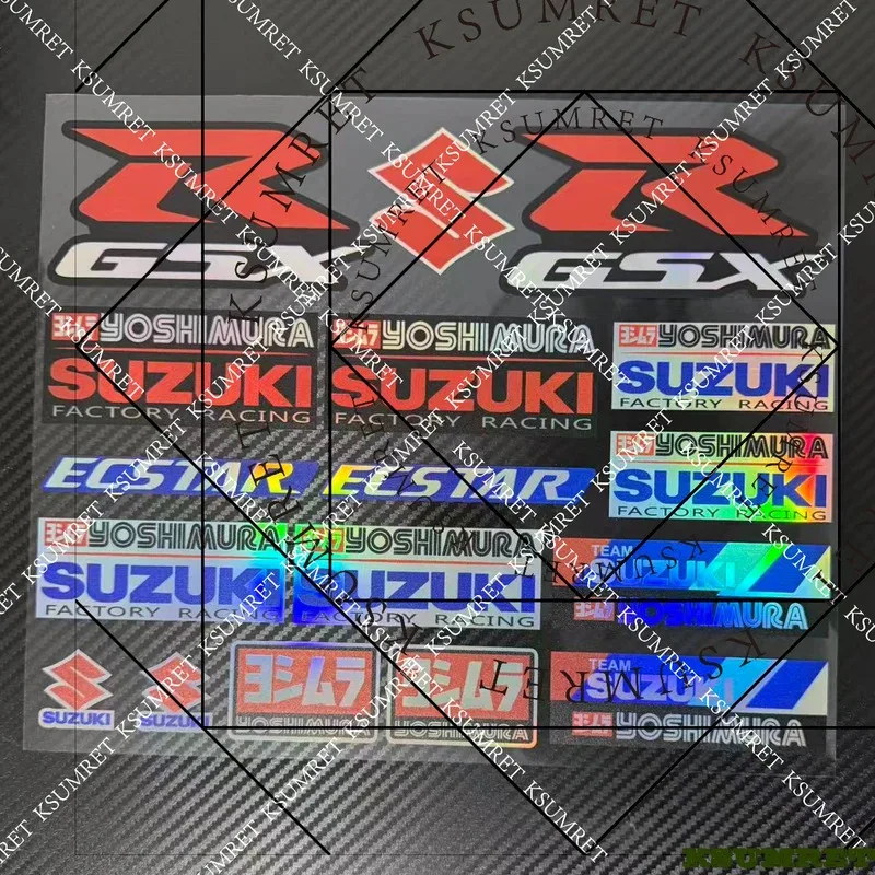 

Наклейки-декали для мотоциклов Suzuki с логотипом, водонепроницаемые