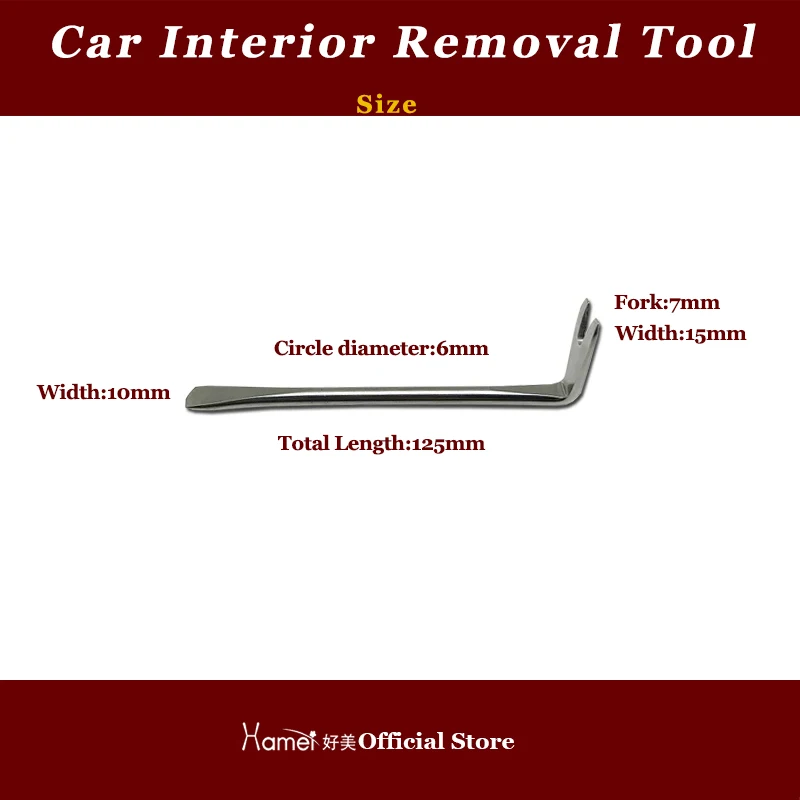 S21 Car Panel Dash Removal Tools Auto Nail Puller Radio Audio Panel Door Repair Clip Trim Remover Pry Repair Hand Accessories