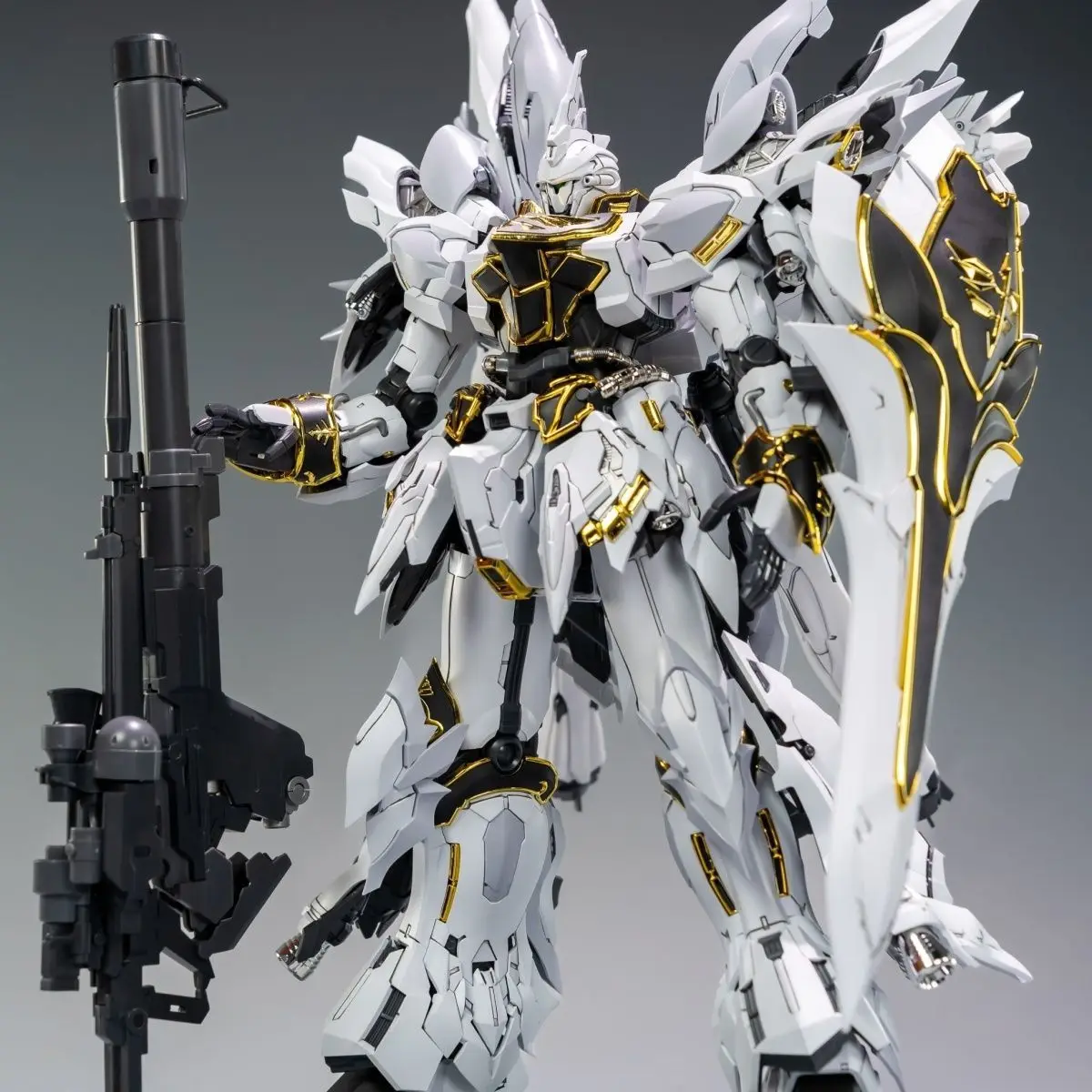 متوفر المذنب نموذج 1/100 ملغ الأحمر/الأبيض المذنب Msn-06s Sinanju Gk Sytle الجمعية أطقم منمذجة نموذج بلاستيكي ألعاب شخصيات الحركة #2